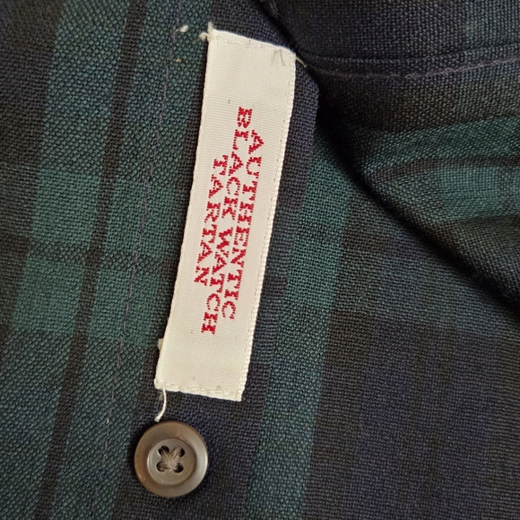 Pendleton Authentic Black Watch Tartan Wool Button Up Shirt Mens XXL Plaid Green - Picture 6 of 12